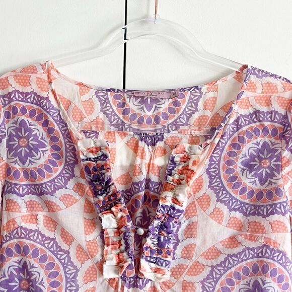 Calypso St Barth Printed Cotton Top - Picture 3 of 9